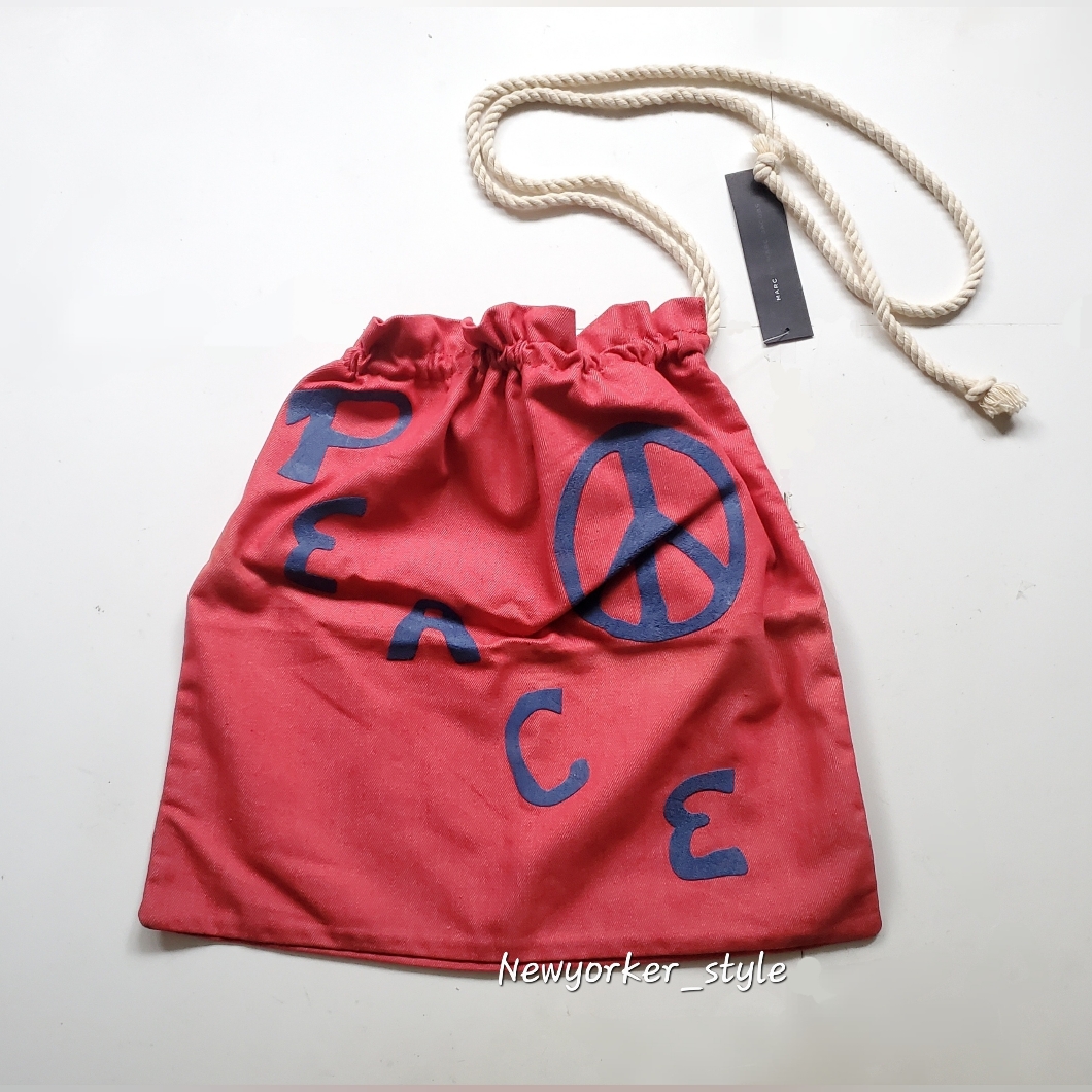 Sale Marc By Marc Jacobs Peace Canvas Tote Brand New